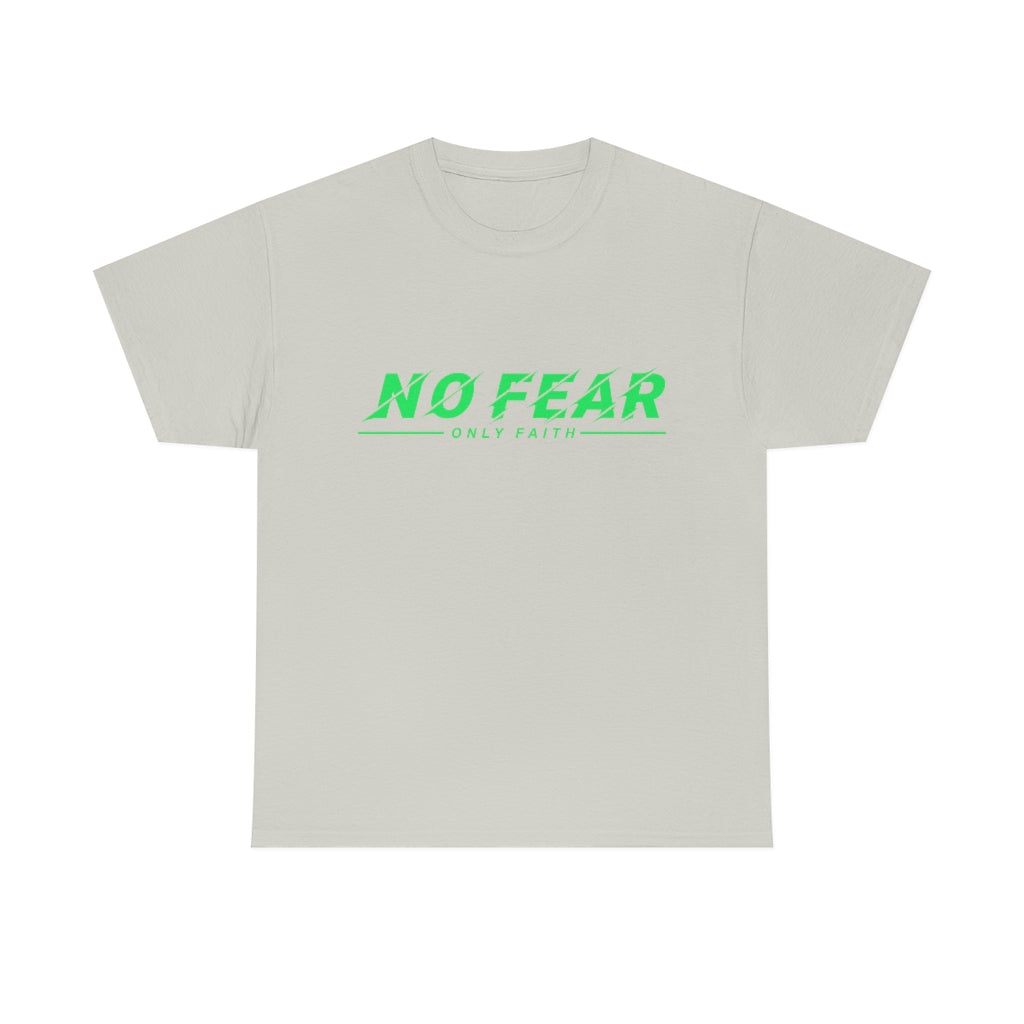 Unisex Heavy Cotton Tee (No Fear Green)