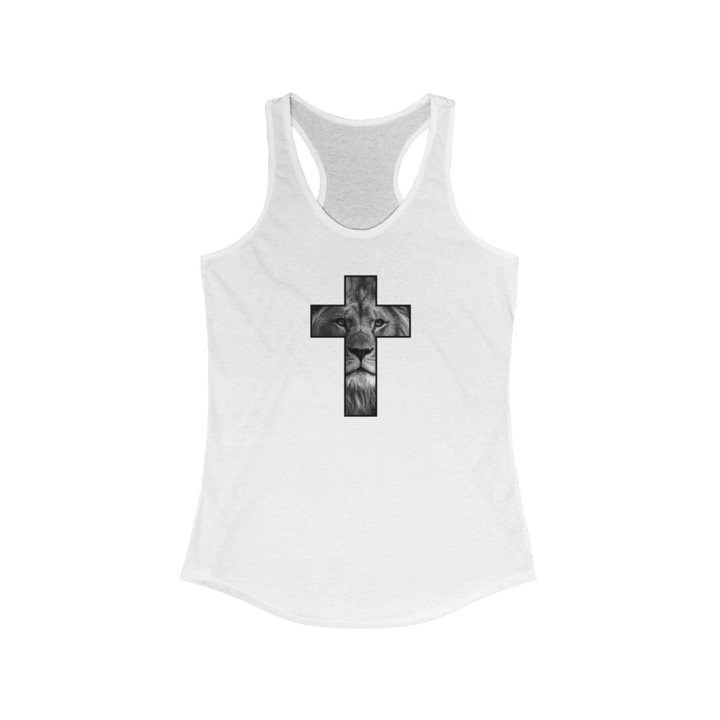 Women's Ideal Racerback Tank (Lion)