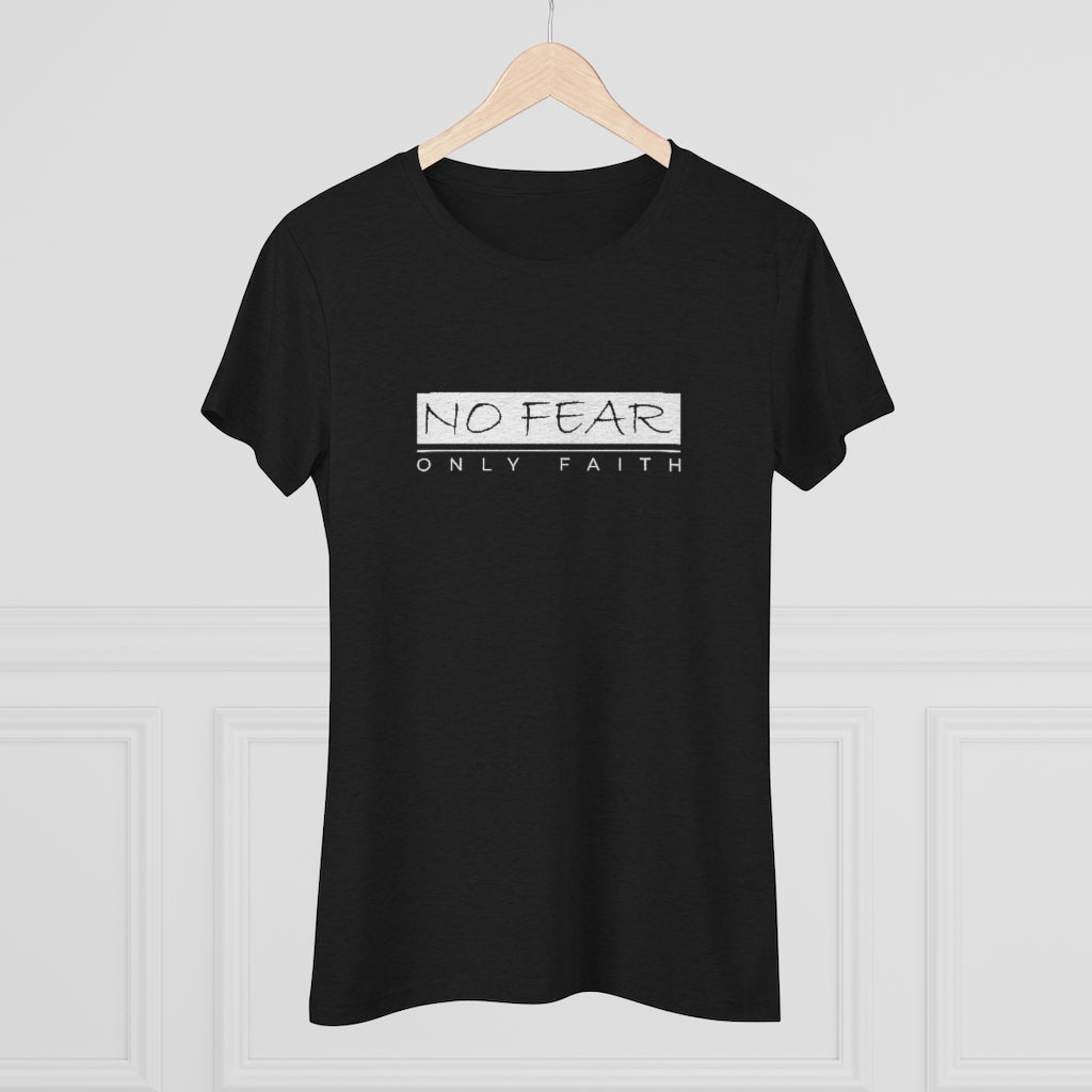 Women's Triblend Tee (No Fear White)