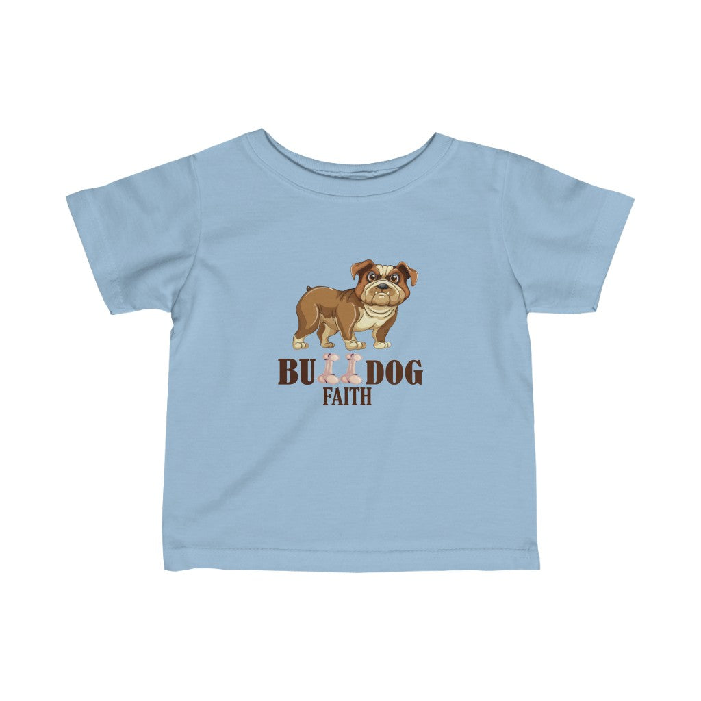 Infant Fine Jersey Tee (Bulldog Faith)