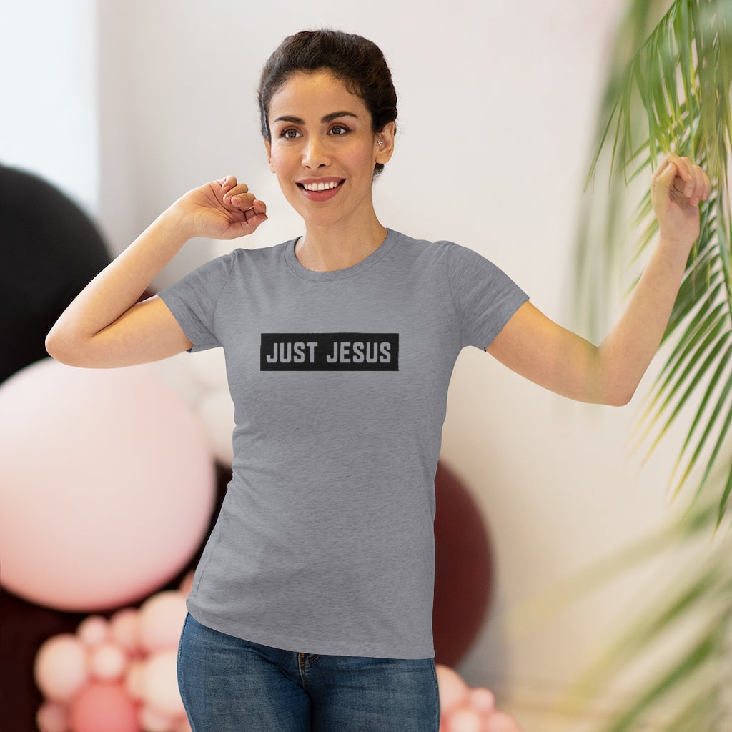 Women's Triblend Tee (Just Jesus)