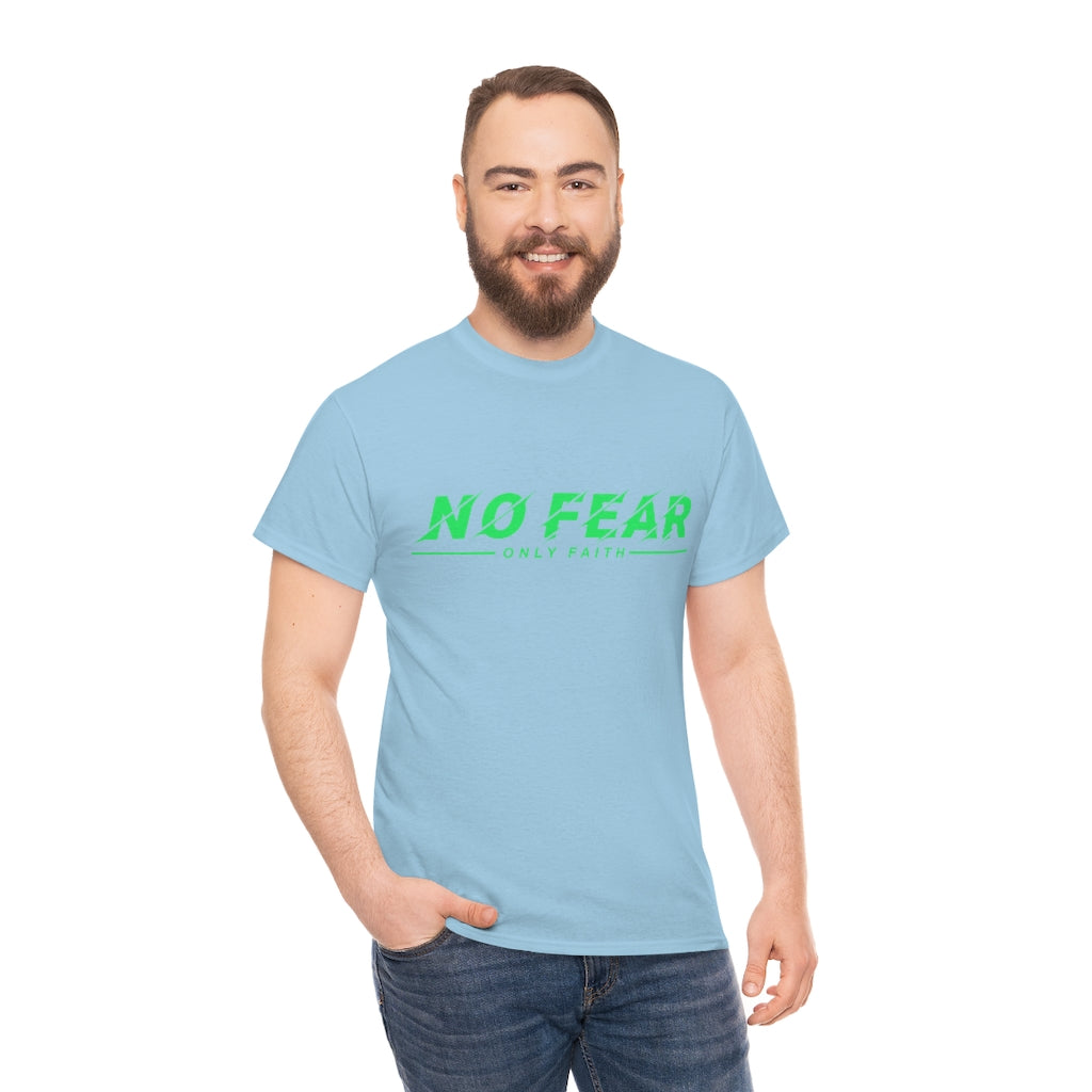 Unisex Heavy Cotton Tee (No Fear Green)