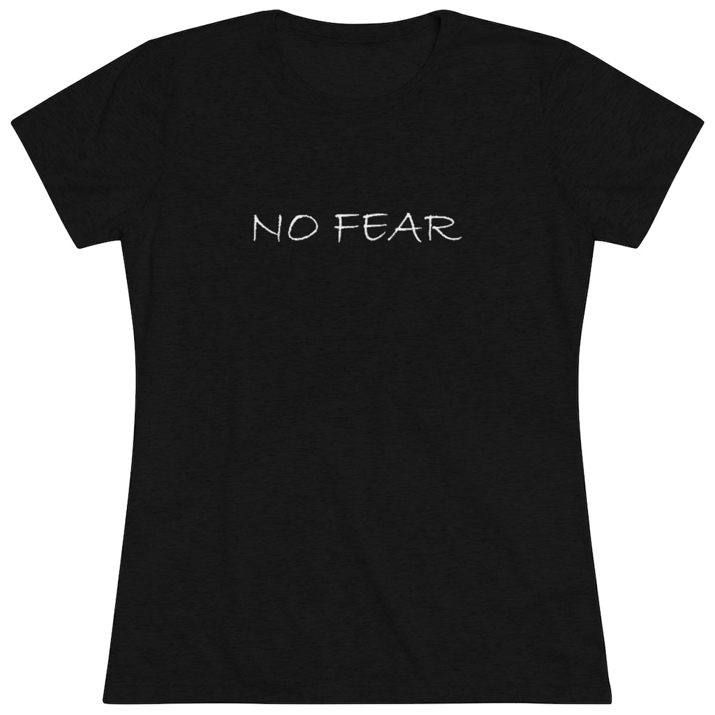 Women's Triblend Tee (No Fear Black)