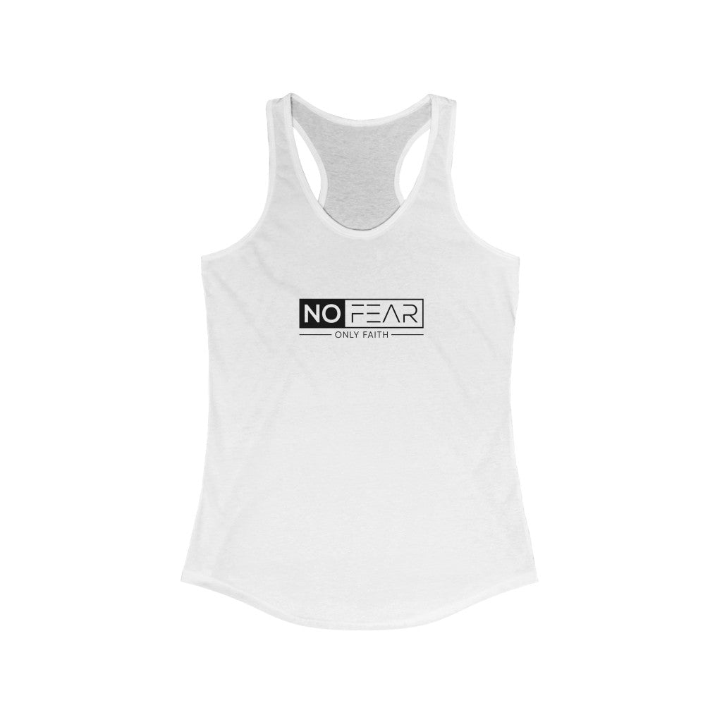 Women's Ideal Racerback Tank (No Fear Black)