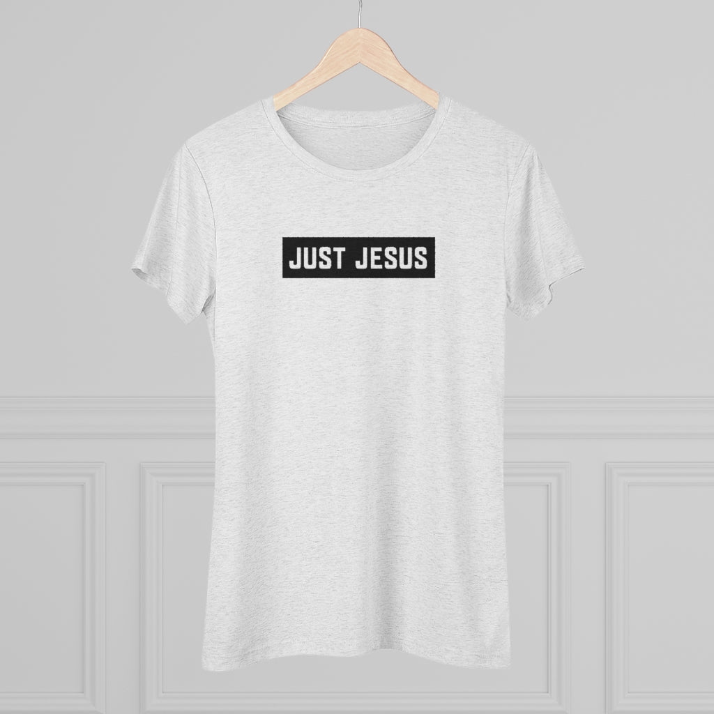 Women's Triblend Tee (Just Jesus)