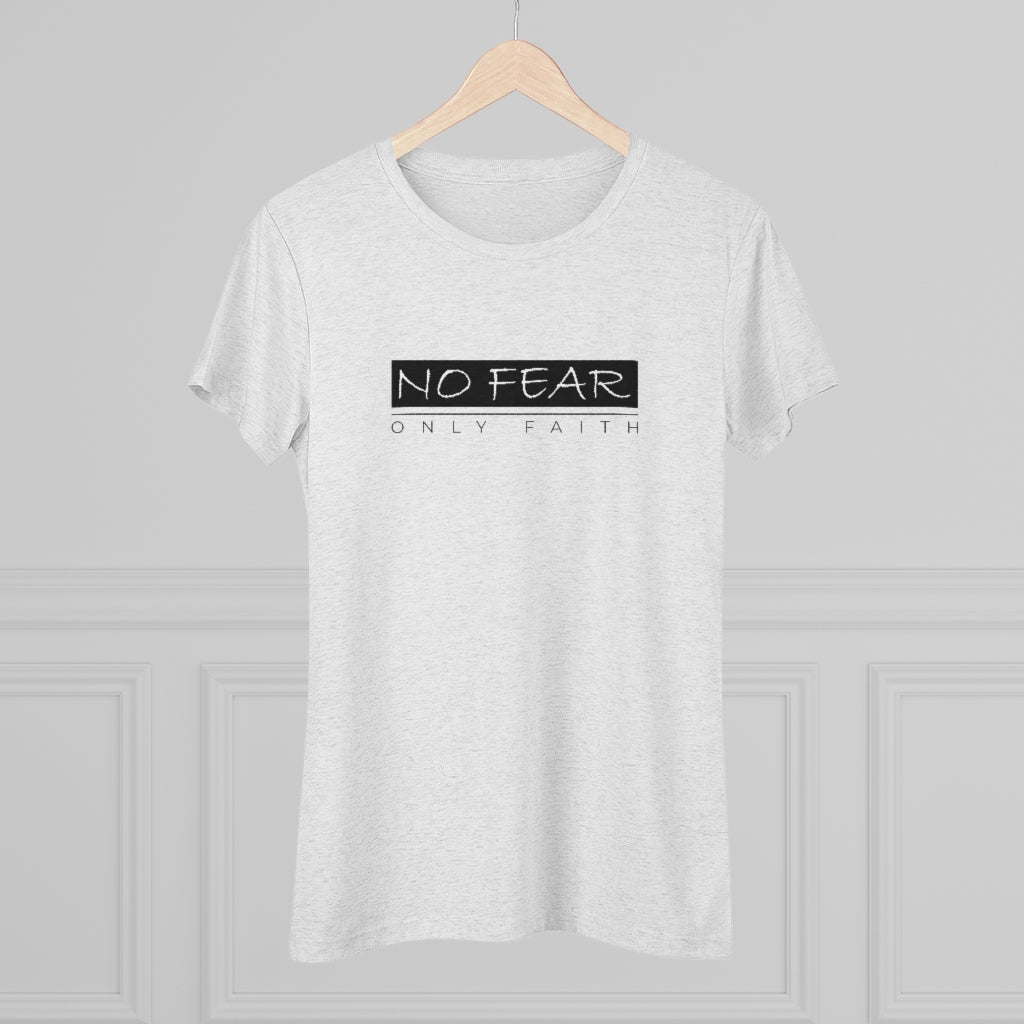 Women's Triblend Tee (No Fear Black)