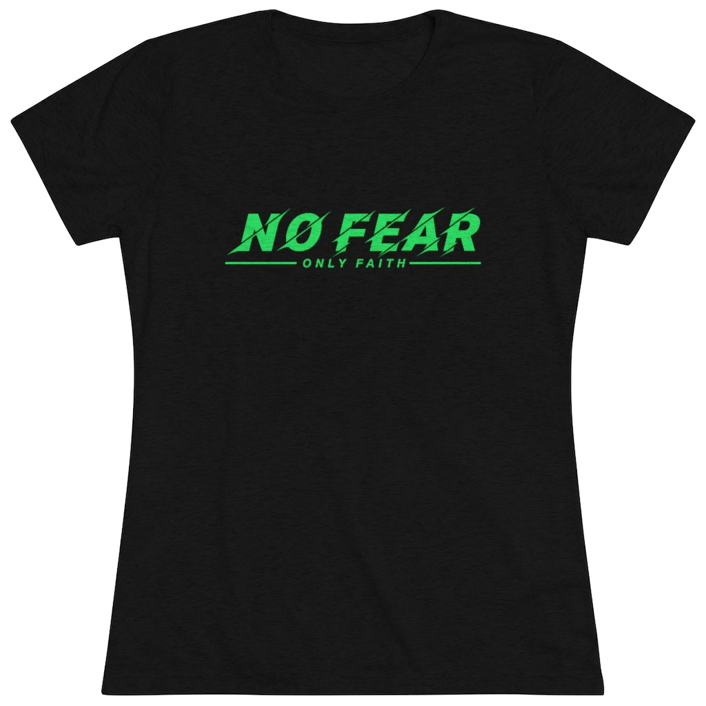 Women's Triblend Tee (No Fear Green)