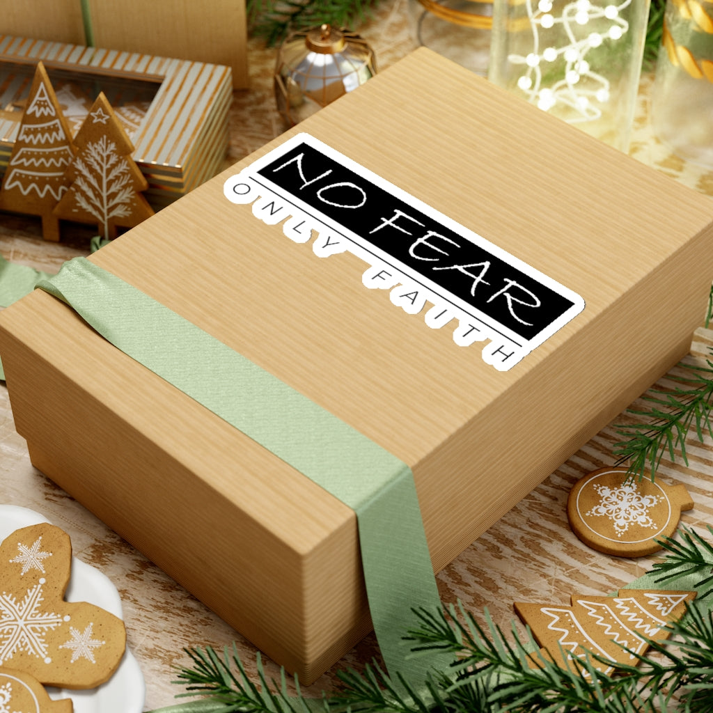 Kiss-Cut Stickers (No Fear Black)