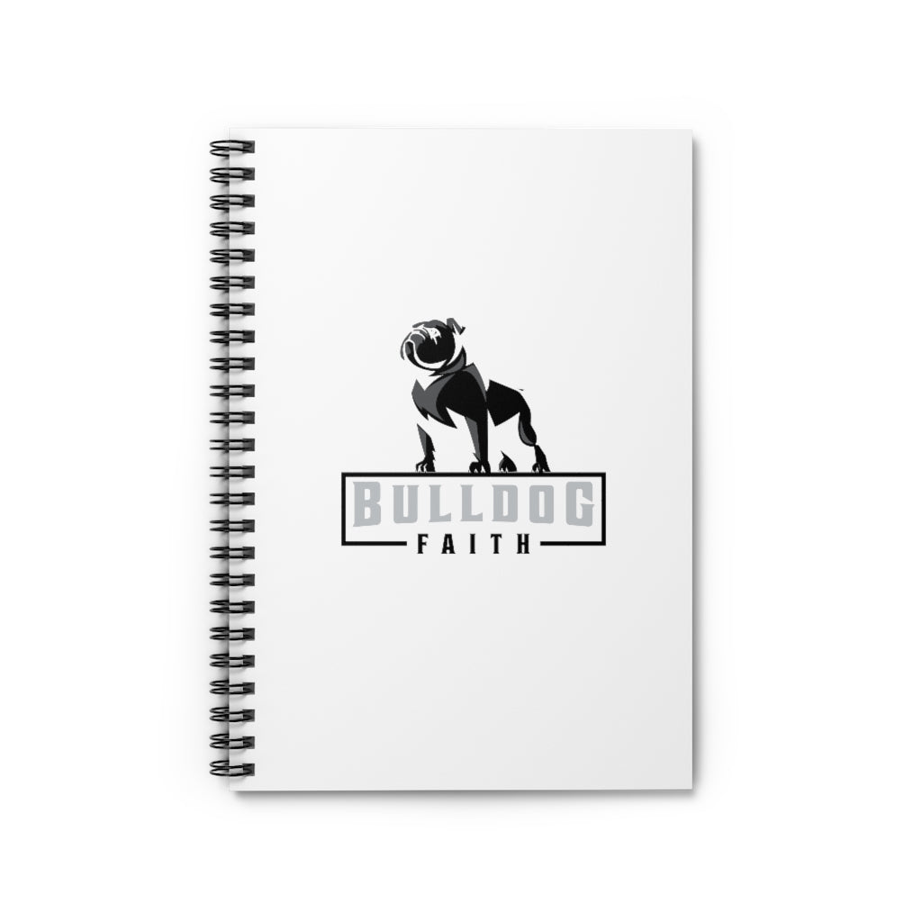 Spiral Notebook - Ruled Line (Bulldog Faith)