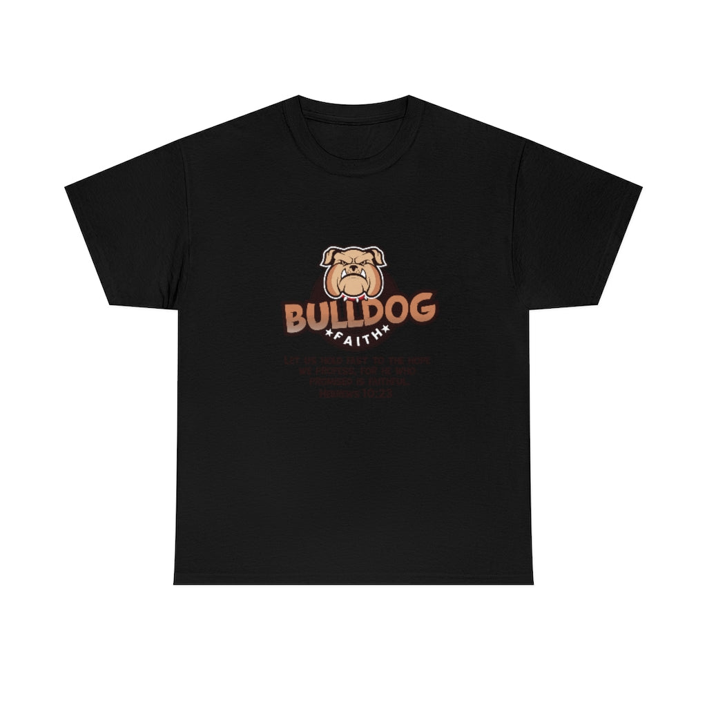 Unisex Heavy Cotton Tee (Bulldog Faith)