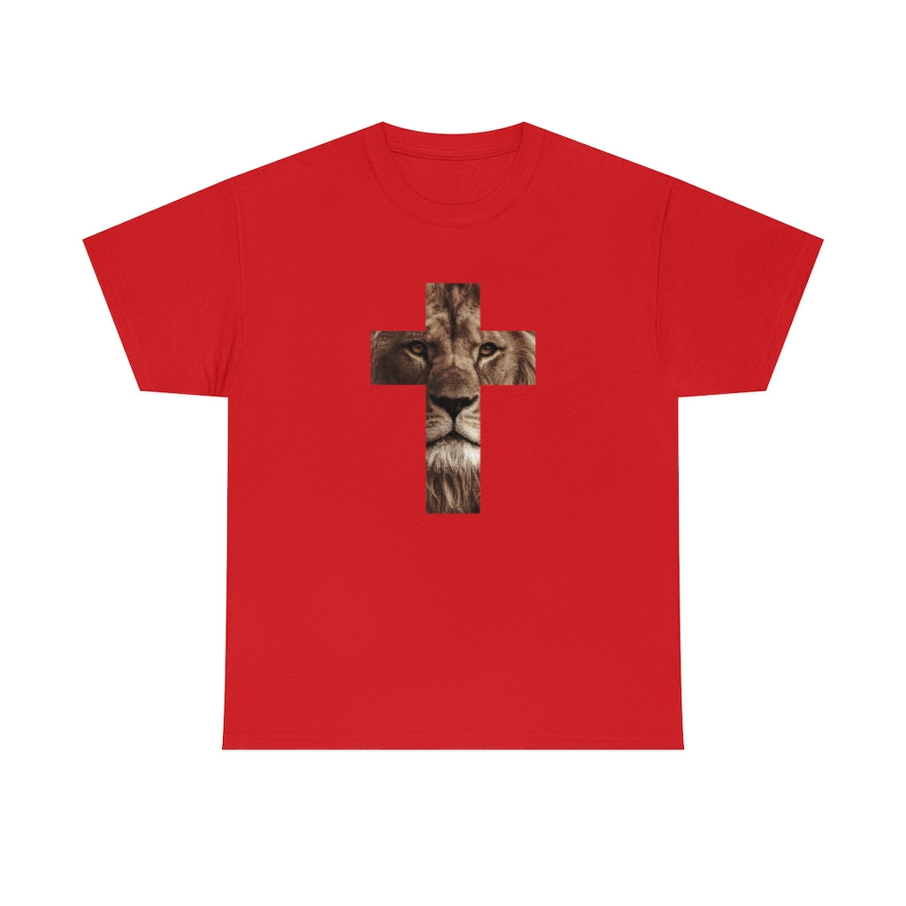 Unisex Heavy Cotton Tee (Gildan 5000) (Lion)
