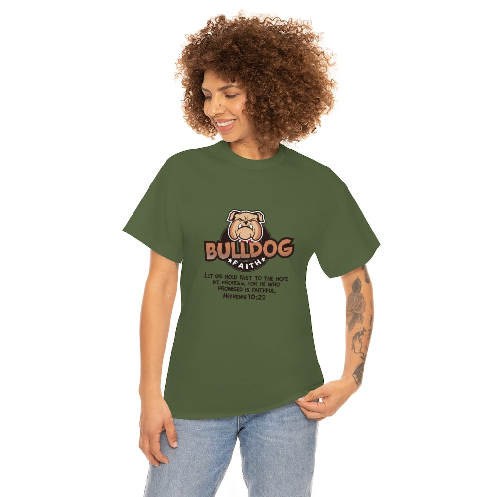 Unisex Heavy Cotton Tee (Bulldog Faith)