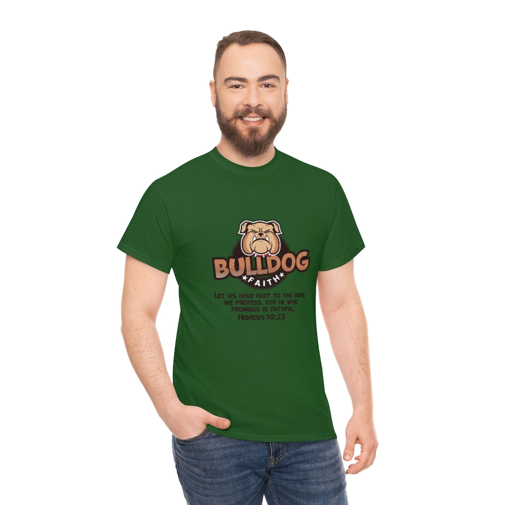 Unisex Heavy Cotton Tee (Bulldog Faith)