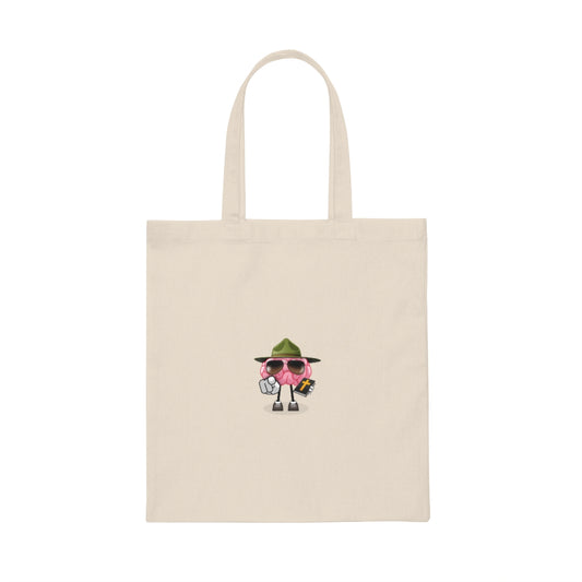 Canvas Tote Bag (Port Authority B150 - Army-Drill)