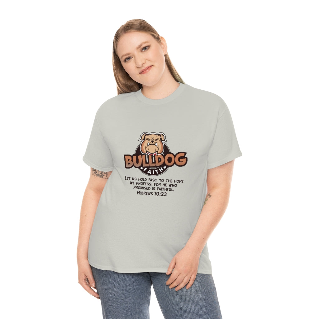 Unisex Heavy Cotton Tee (Bulldog Faith)