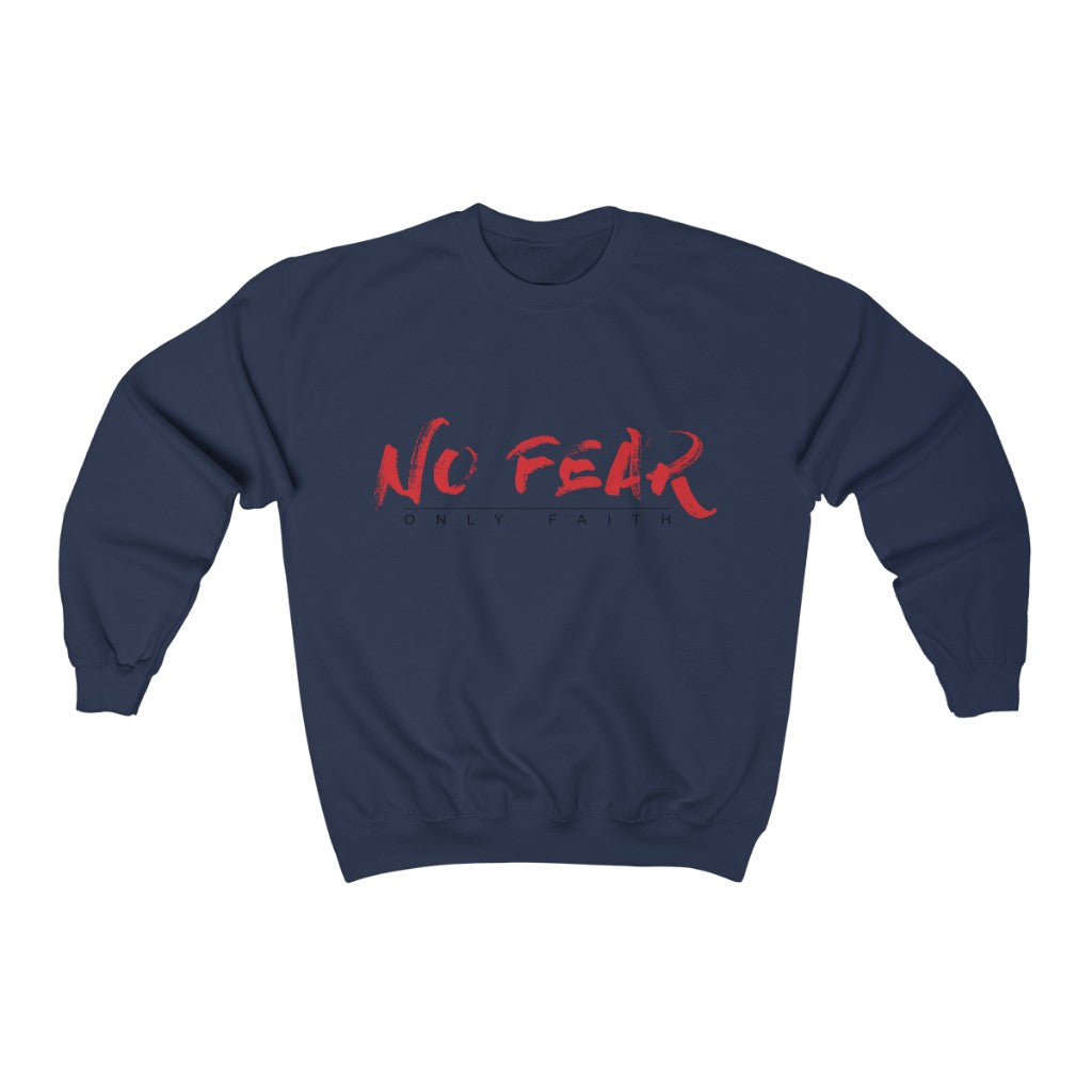 Unisex Heavy Blend™ Crewneck Sweatshirt (No Fear Red)