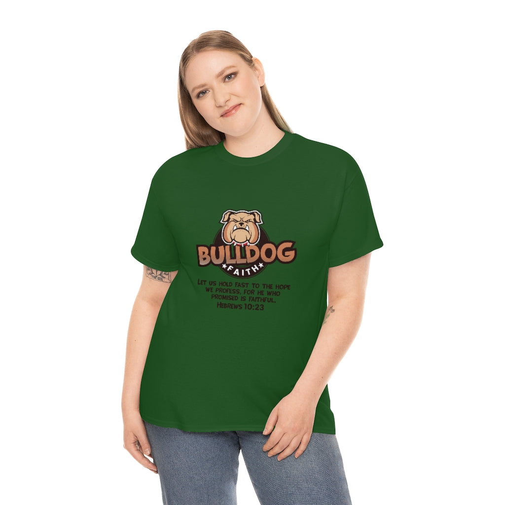 Unisex Heavy Cotton Tee (Bulldog Faith)