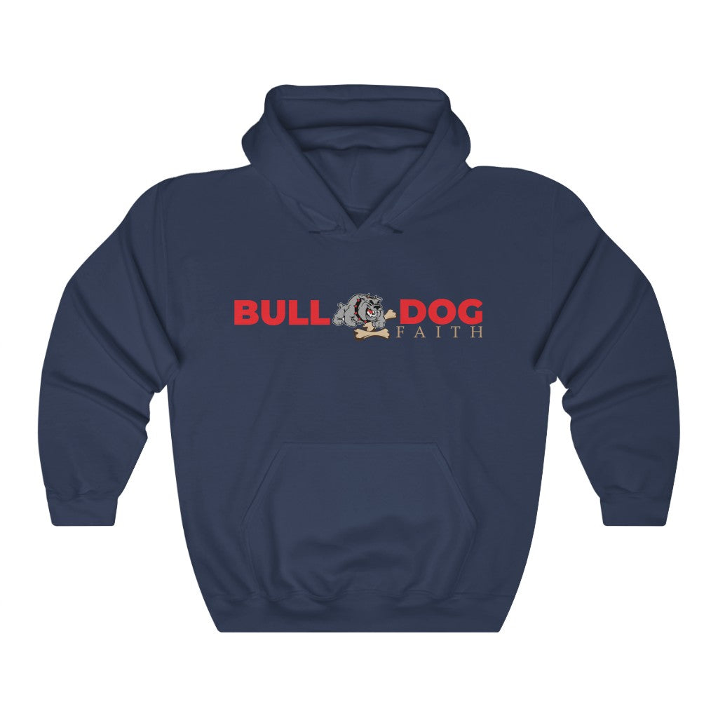 Unisex Heavy Blend™ Hooded Sweatshirt (Bulldog Faith)