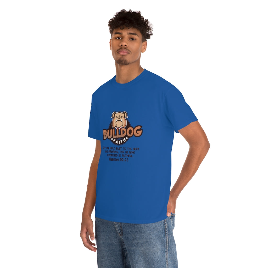 Unisex Heavy Cotton Tee (Bulldog Faith)