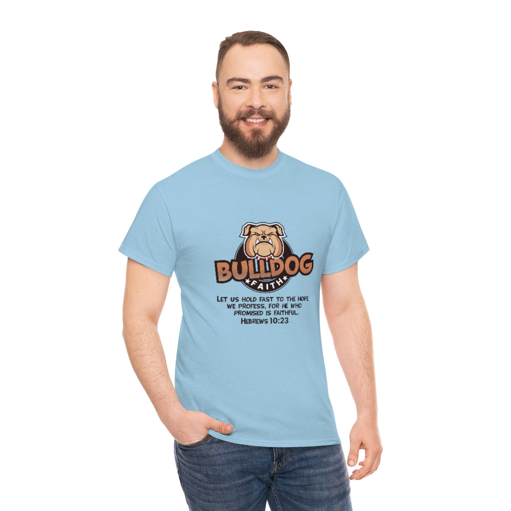Unisex Heavy Cotton Tee (Bulldog Faith)