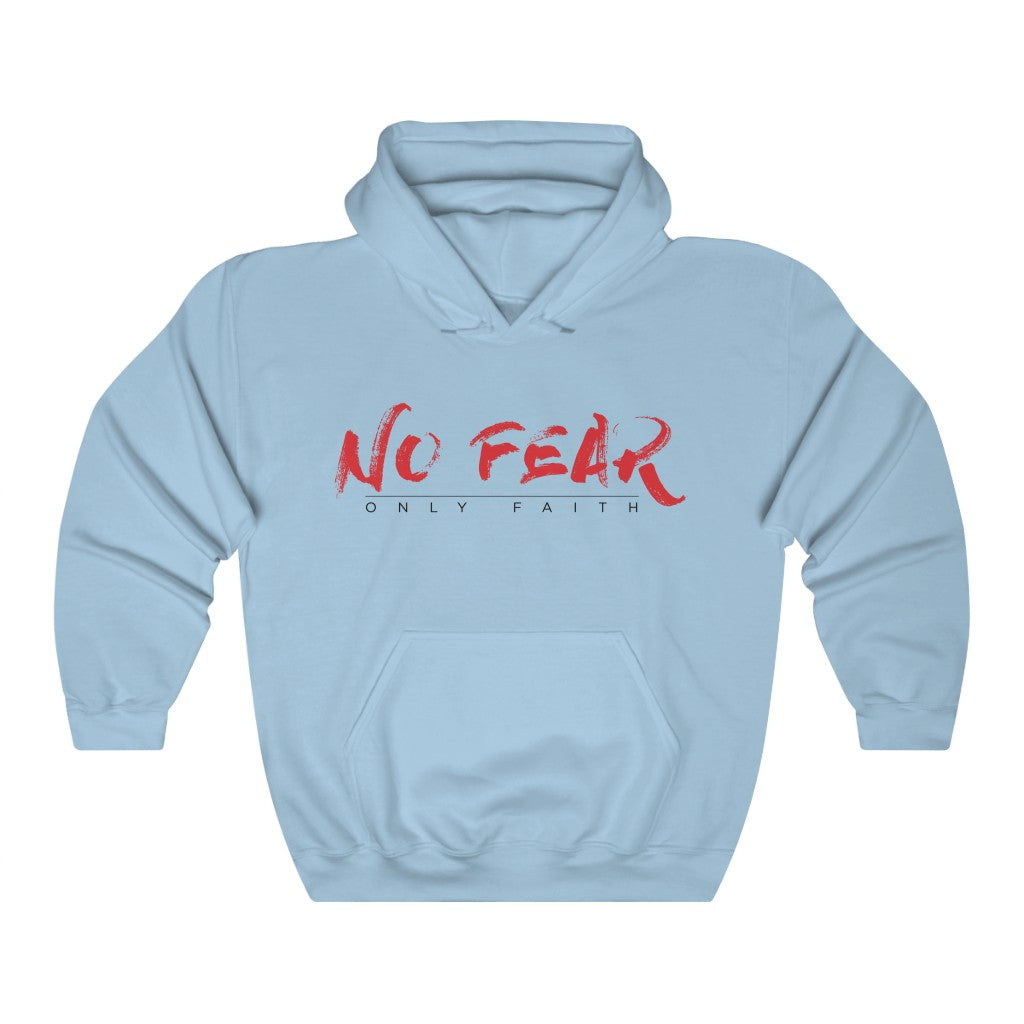 Unisex Heavy Blend™ Hooded Sweatshirt (No Fear Red)