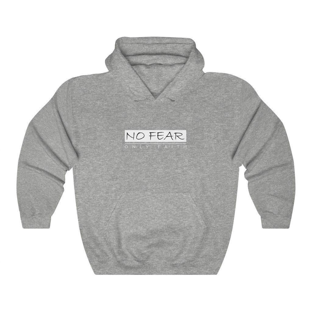 Unisex Heavy Blend™ Hooded Sweatshirt (No Fear White)