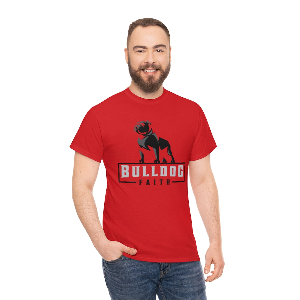 Unisex Heavy Cotton Tee (Bulldog Faith)