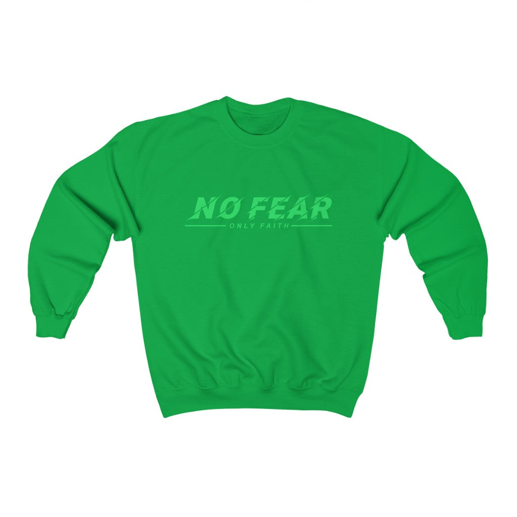 Unisex Heavy Blend™ Crewneck Sweatshirt (No Fear Green)