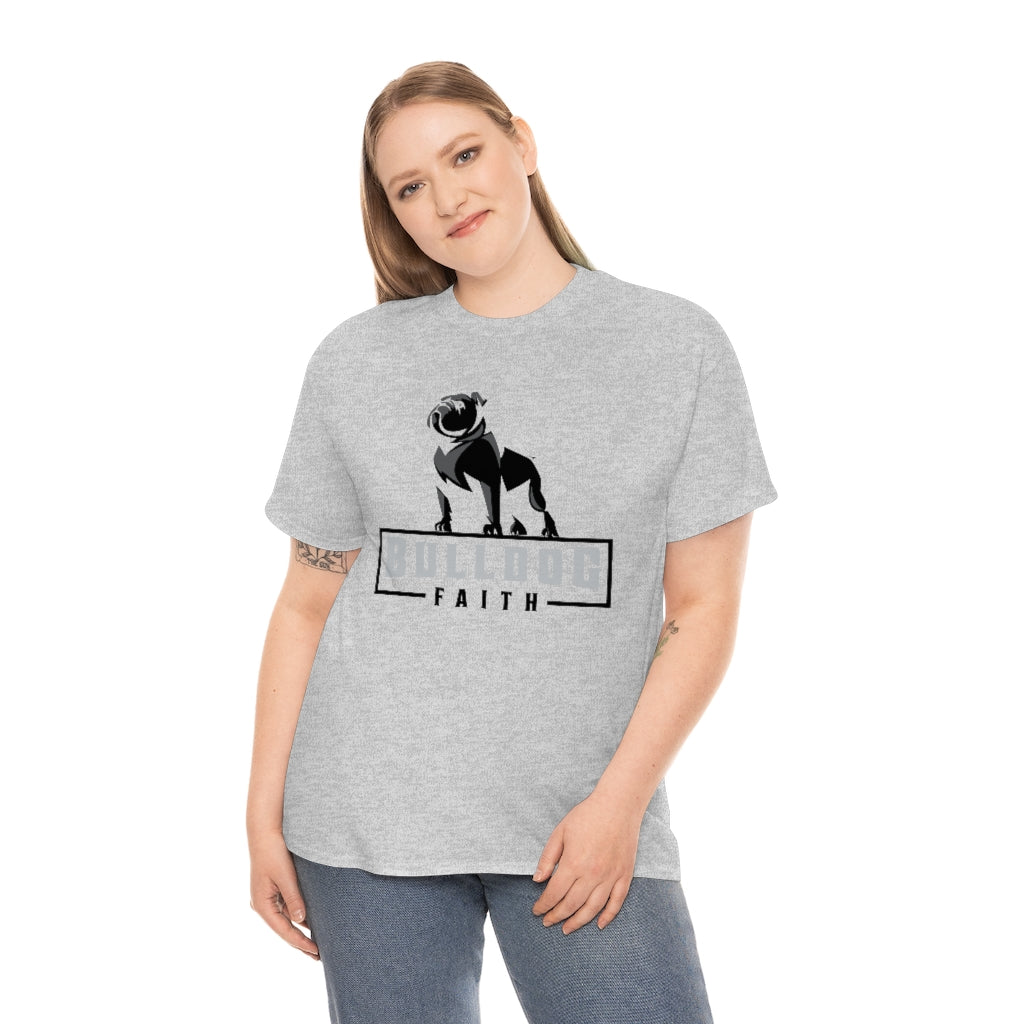 Unisex Heavy Cotton Tee (Bulldog Faith)