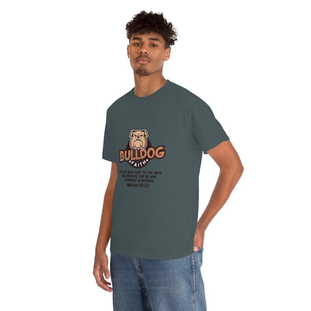 Unisex Heavy Cotton Tee (Bulldog Faith)