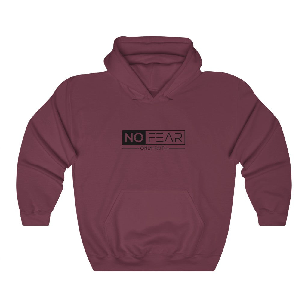 Unisex Heavy Blend™ Hooded Sweatshirt (No Fear Black)