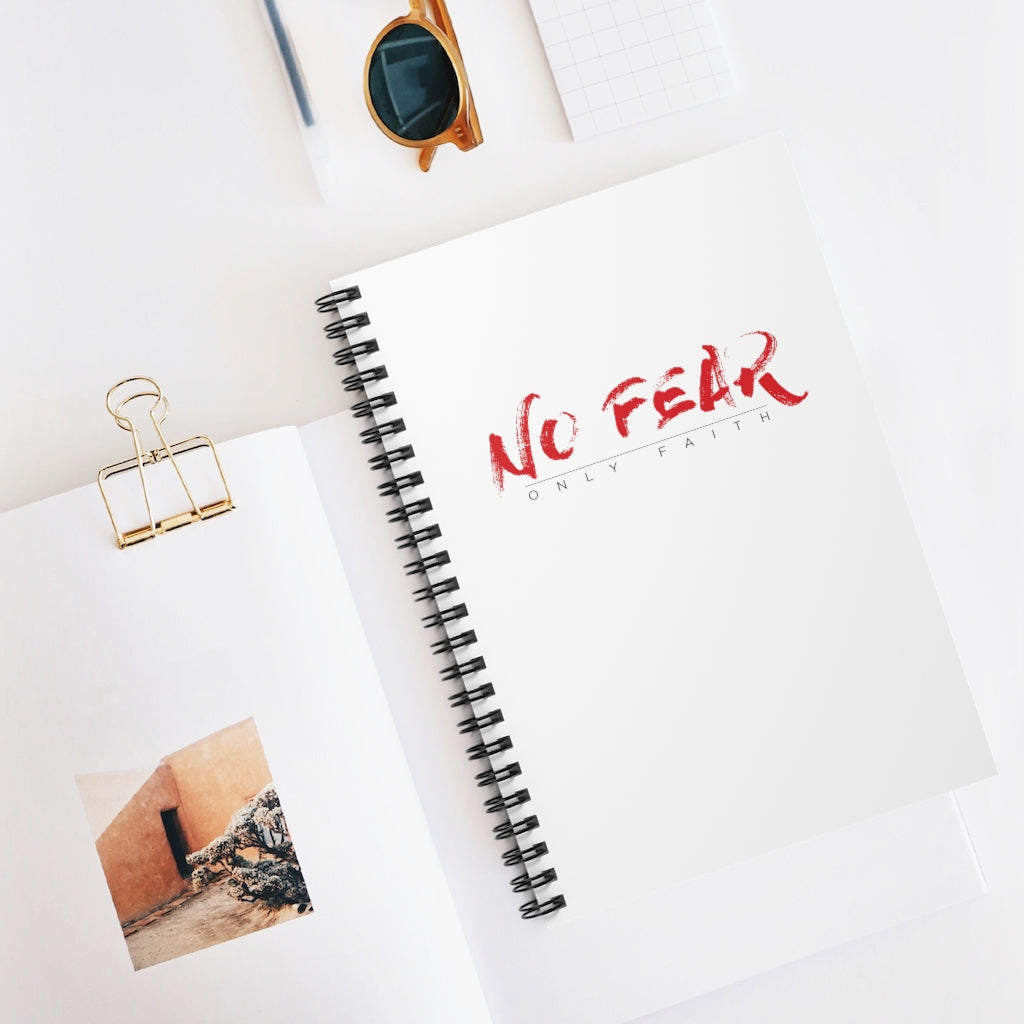 Spiral Notebook - Ruled Line (No Fear Red)