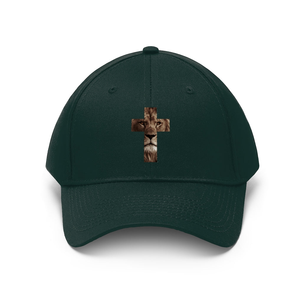Unisex Twill Hat (Lion Cross)