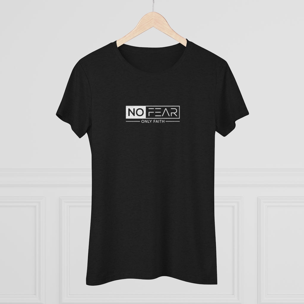 Women's Triblend Tee (No Fear White)