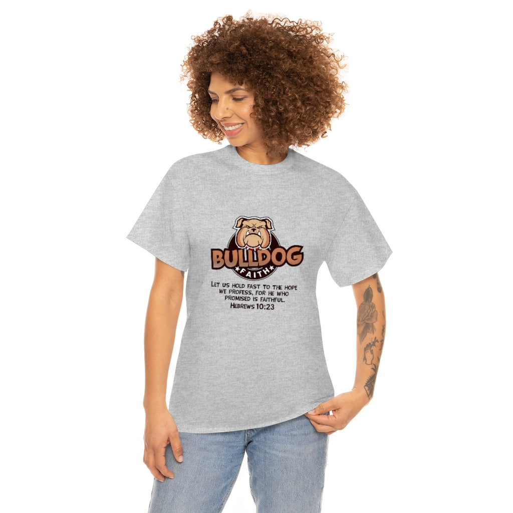 Unisex Heavy Cotton Tee (Bulldog Faith)