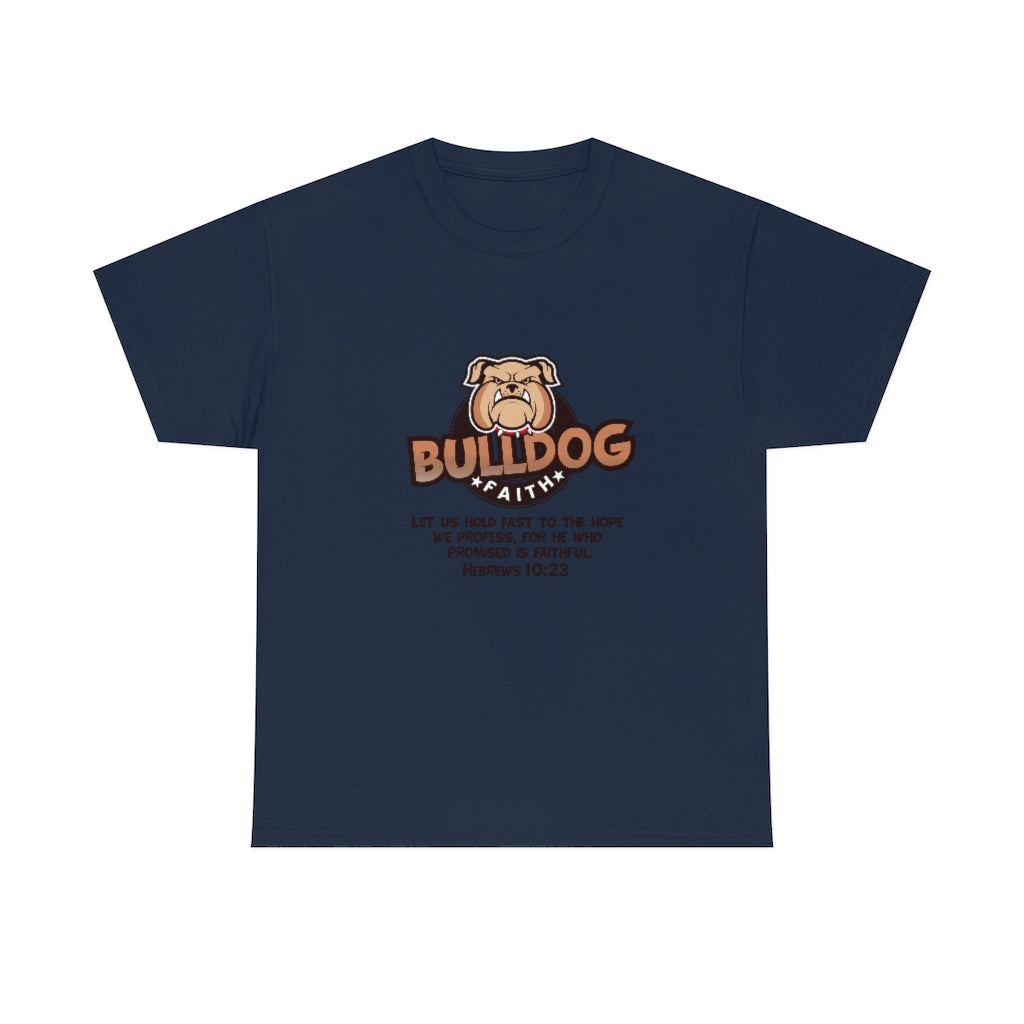 Unisex Heavy Cotton Tee (Bulldog Faith)