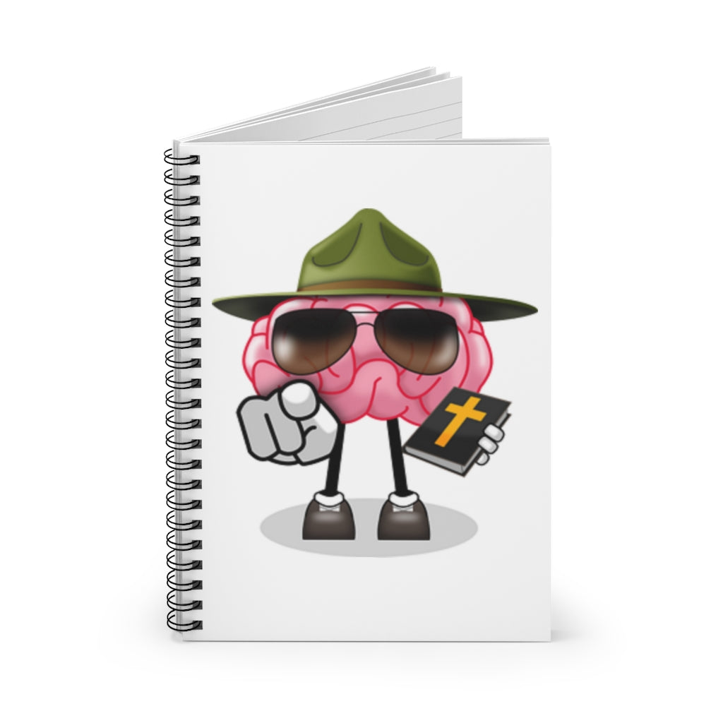 Spiral Notebook - Ruled Line (Army-Drill)