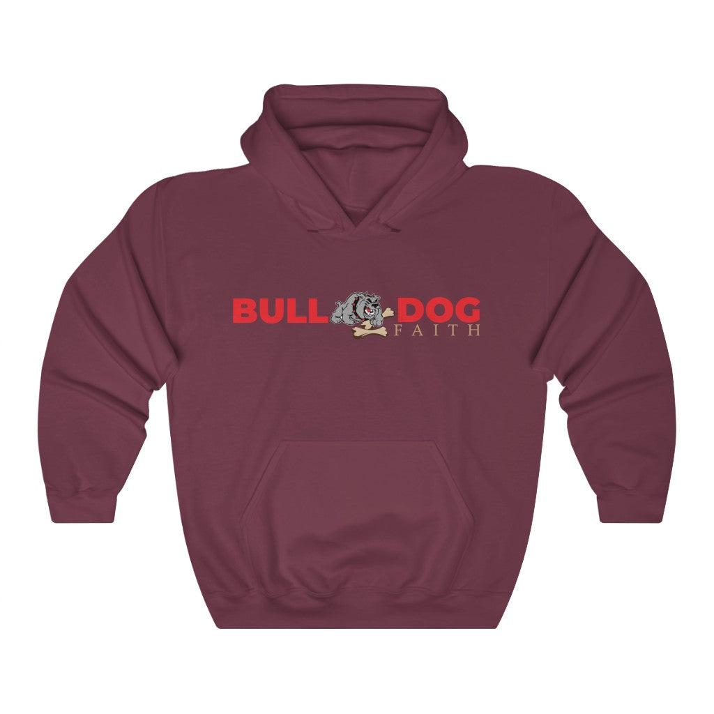 Unisex Heavy Blend™ Hooded Sweatshirt (Bulldog Faith)