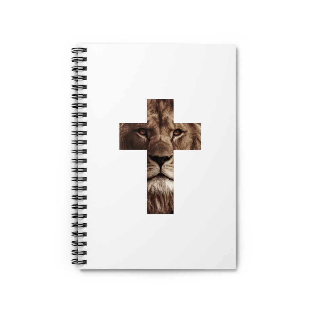 Spiral Notebook - Ruled Line (Lion Cross)