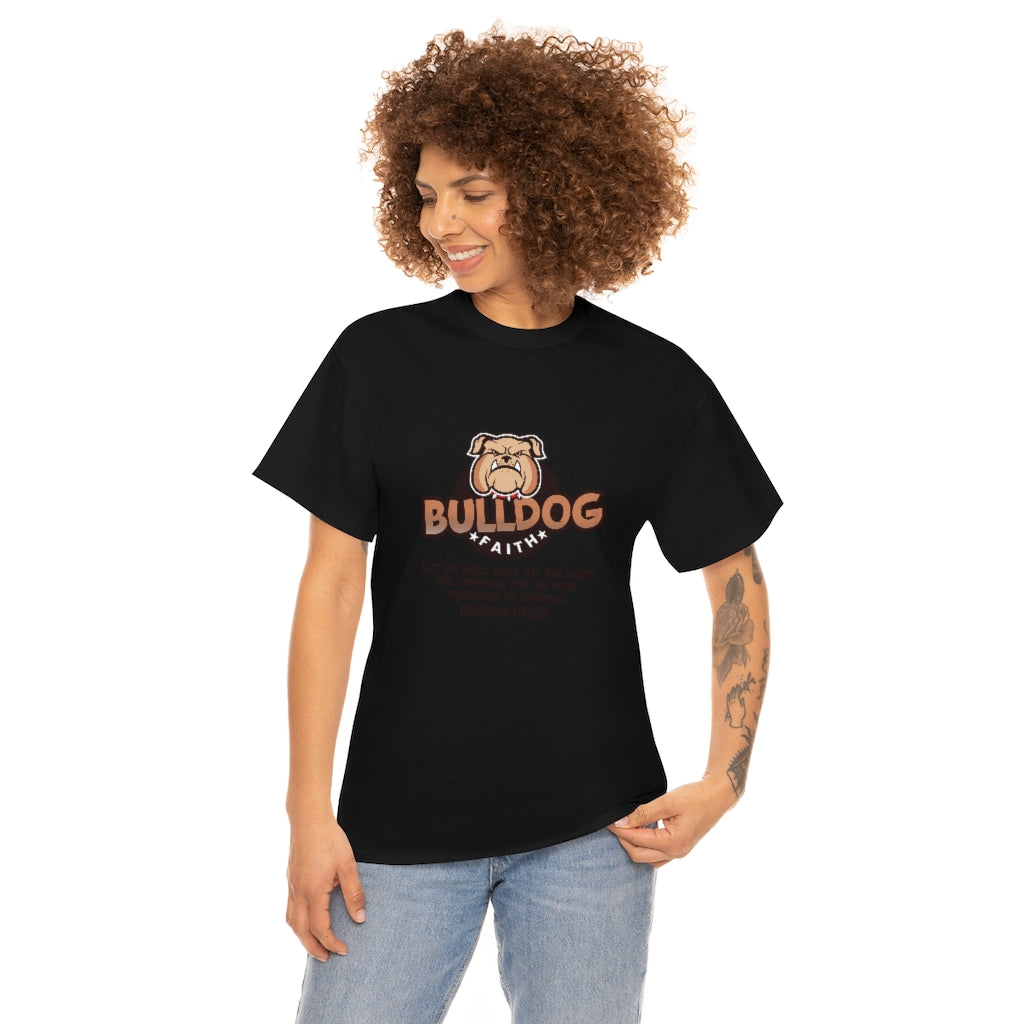 Unisex Heavy Cotton Tee (Bulldog Faith)