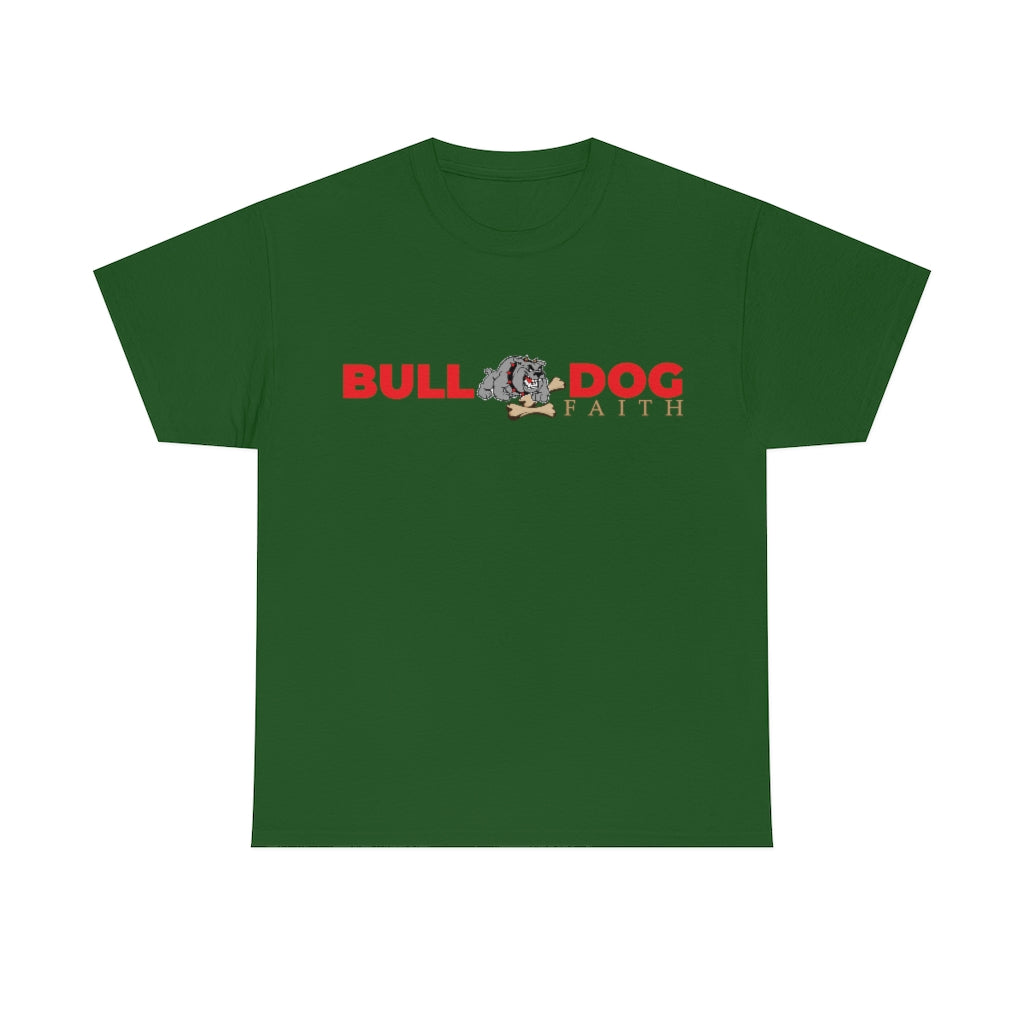 Unisex Heavy Cotton Tee (Bulldog Faith)