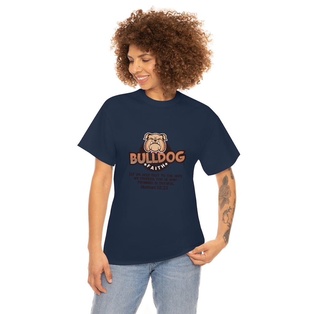 Unisex Heavy Cotton Tee (Bulldog Faith)