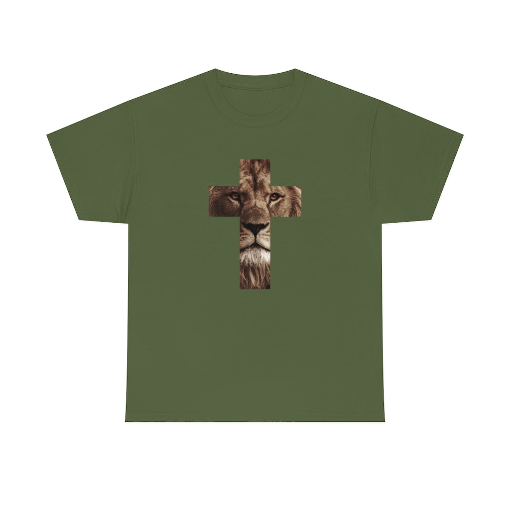 Unisex Heavy Cotton Tee (Gildan 5000) (Lion)