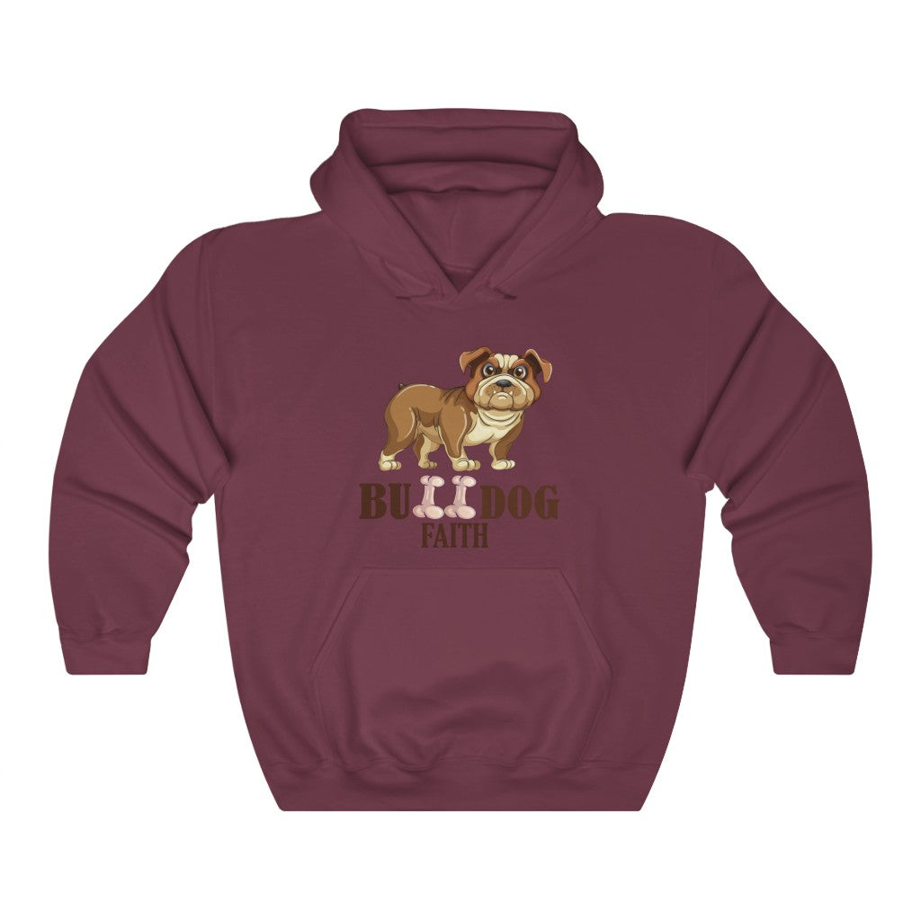 Unisex Heavy Blend™ Hooded Sweatshirt (Bulldog Faith)