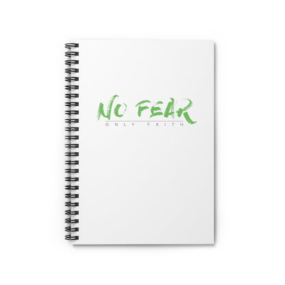Spiral Notebook - Ruled Line (No Fear Green)