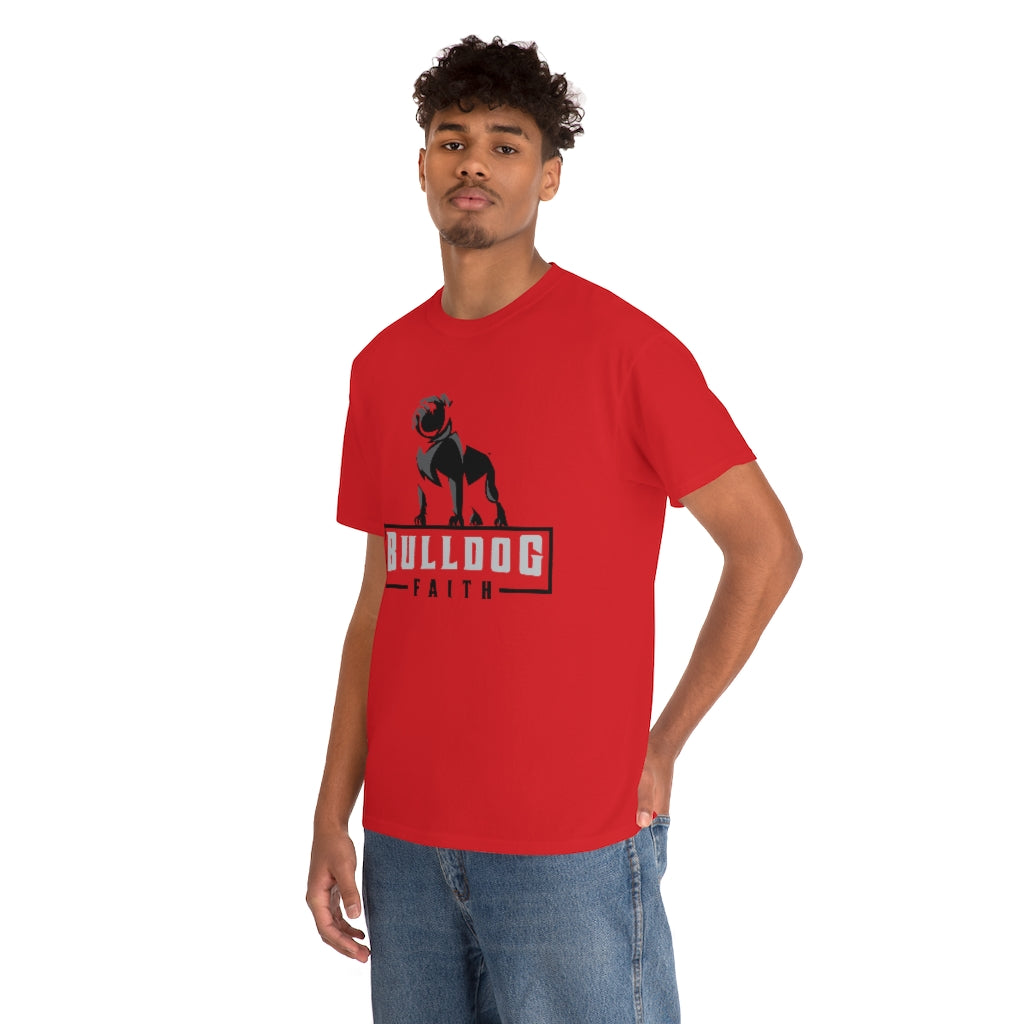 Unisex Heavy Cotton Tee (Bulldog Faith)