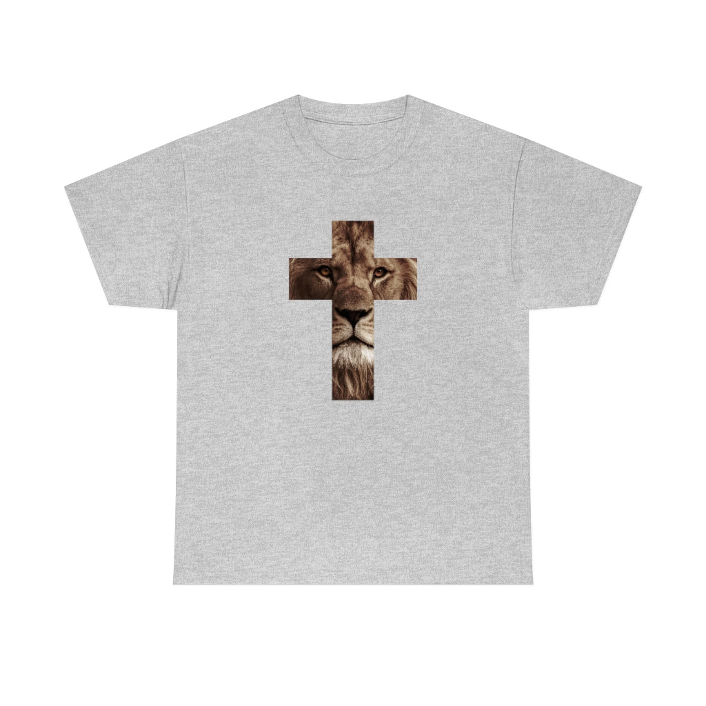 Unisex Heavy Cotton Tee (Gildan 5000) (Lion)