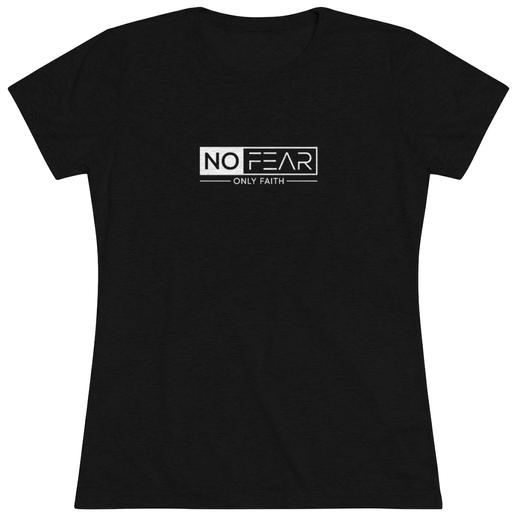 Women's Triblend Tee (No Fear White)