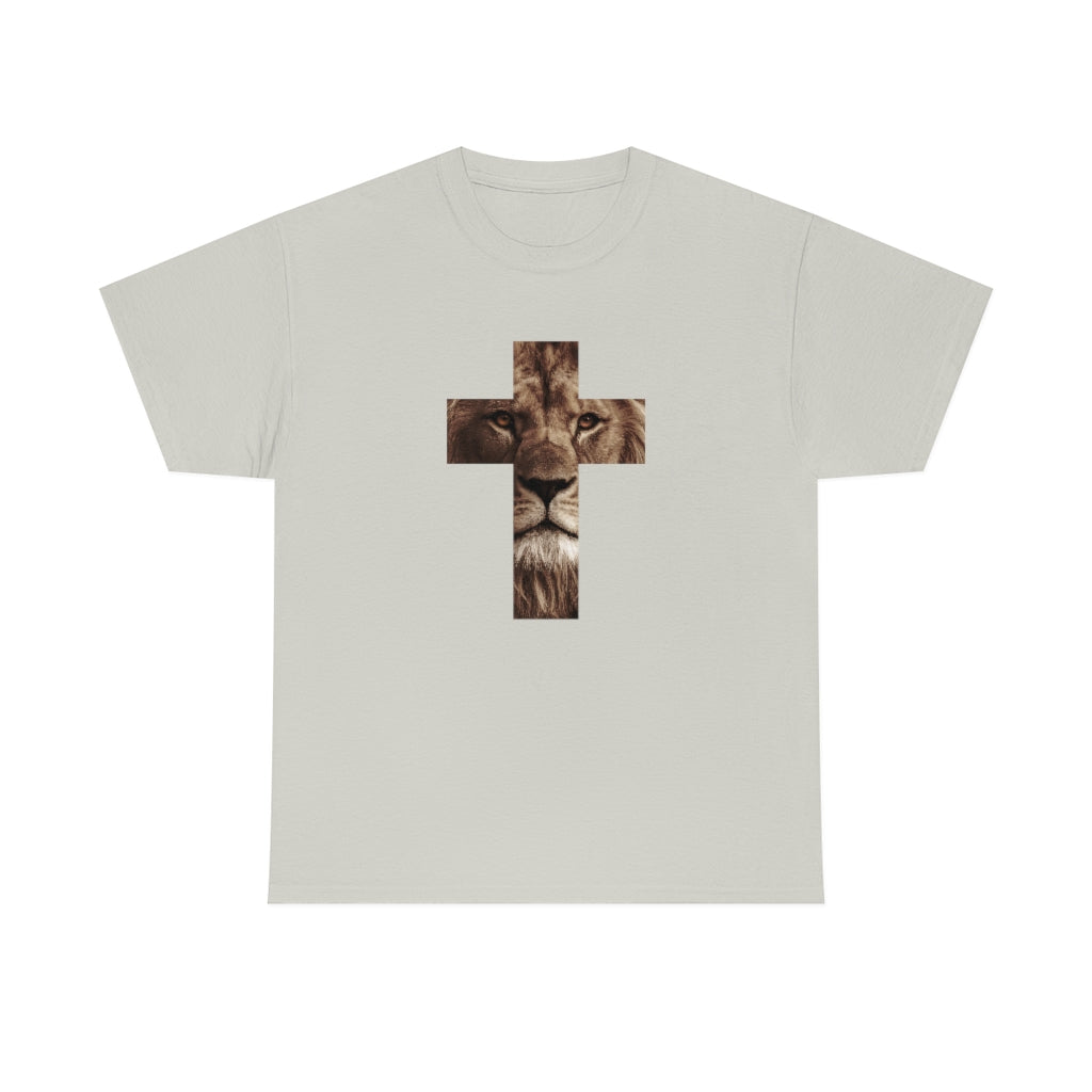Unisex Heavy Cotton Tee (Gildan 5000) (Lion)
