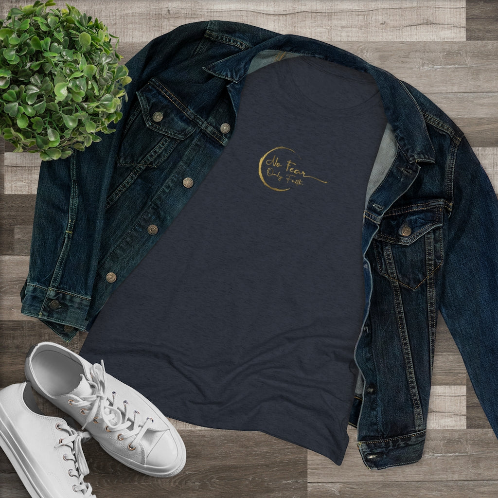 Women's Triblend Tee (No Fear Gold)